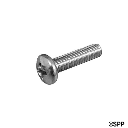 Screw, Bath Pump Faceplate, Waterway, #8, 5 Pack