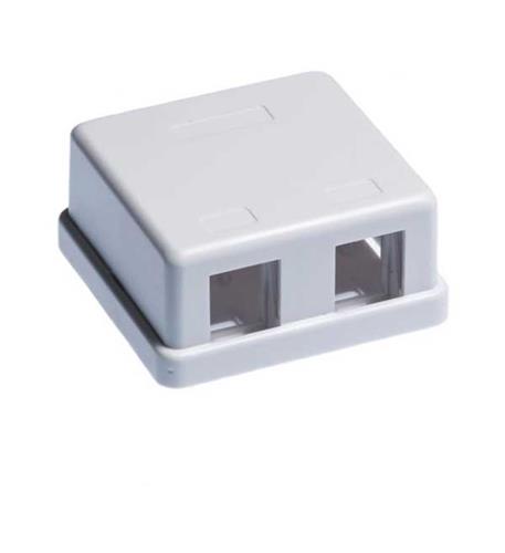 SMB-2WH-S SURFACE BOX 2 PORT WHITE