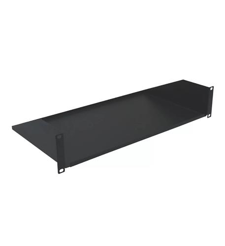 RACK SHELF- 14" SINGLE-SIDED SOLID- 1U