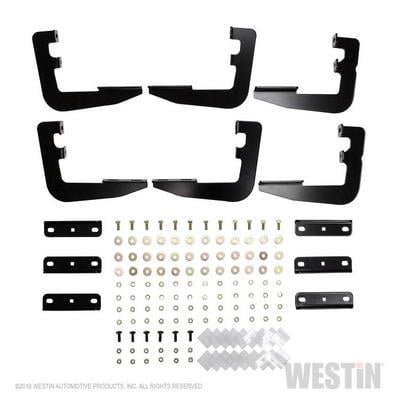 19-C RAM 1500 CREW CAB BLACK RUNNING BOARD MOUNT KIT