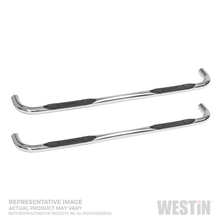 19-C SILVERADO/SIERRA 1500 CREW CAB STAINLESS STEEL E-SERIES 3 NERF BARS