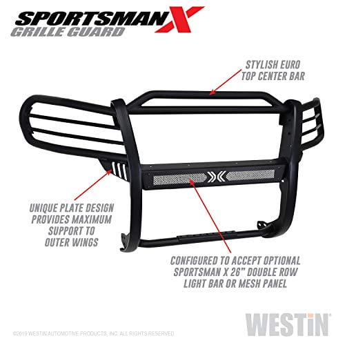 16C TACOMA SPORTSMAN X GRILLE GUARD TEXTURED BLACK