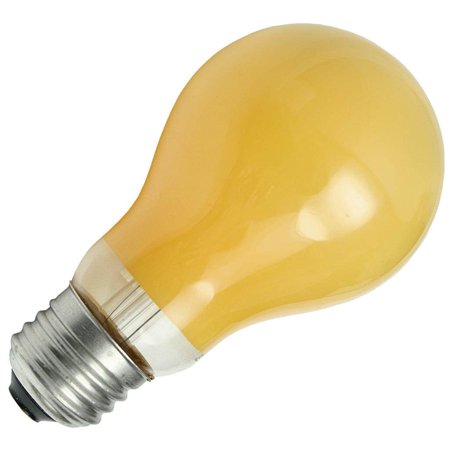 25W A19 Incandescent Orange E26 (Medium) Base, 120 Volt, Box