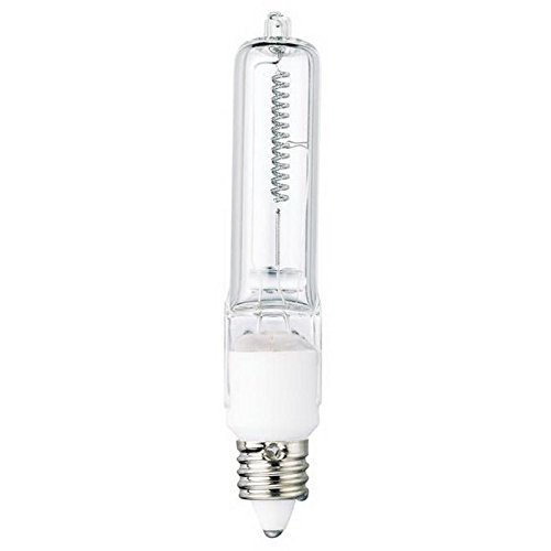 100W T4 Halogen Single-Ended Clear E11 (Mini-Can) Base, 120 Volt, Box