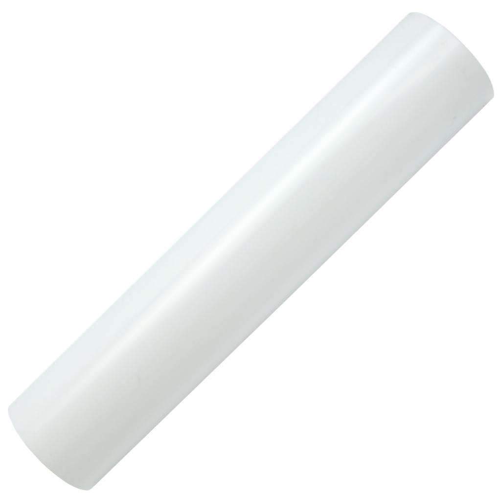 Plastic Candle Socket Cover White 4" Long
