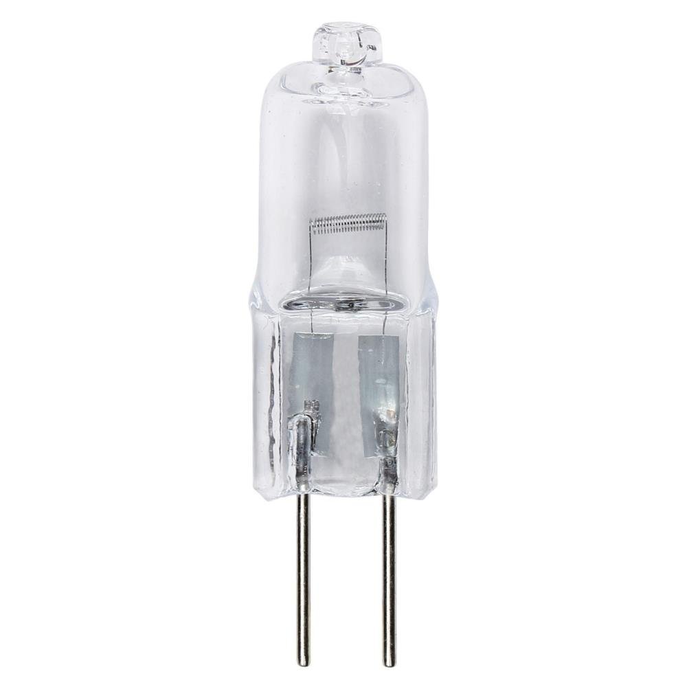 35W T3 JC Halogen Low Voltage Xenon Clear G4 Base, 12 Volt, Card, 2-Pack