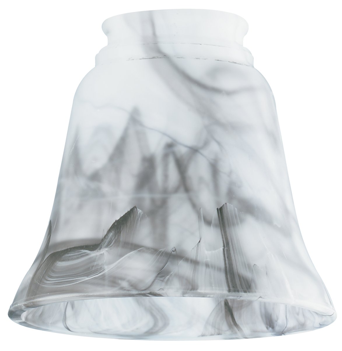 Licorice Marbleized Bell Shade