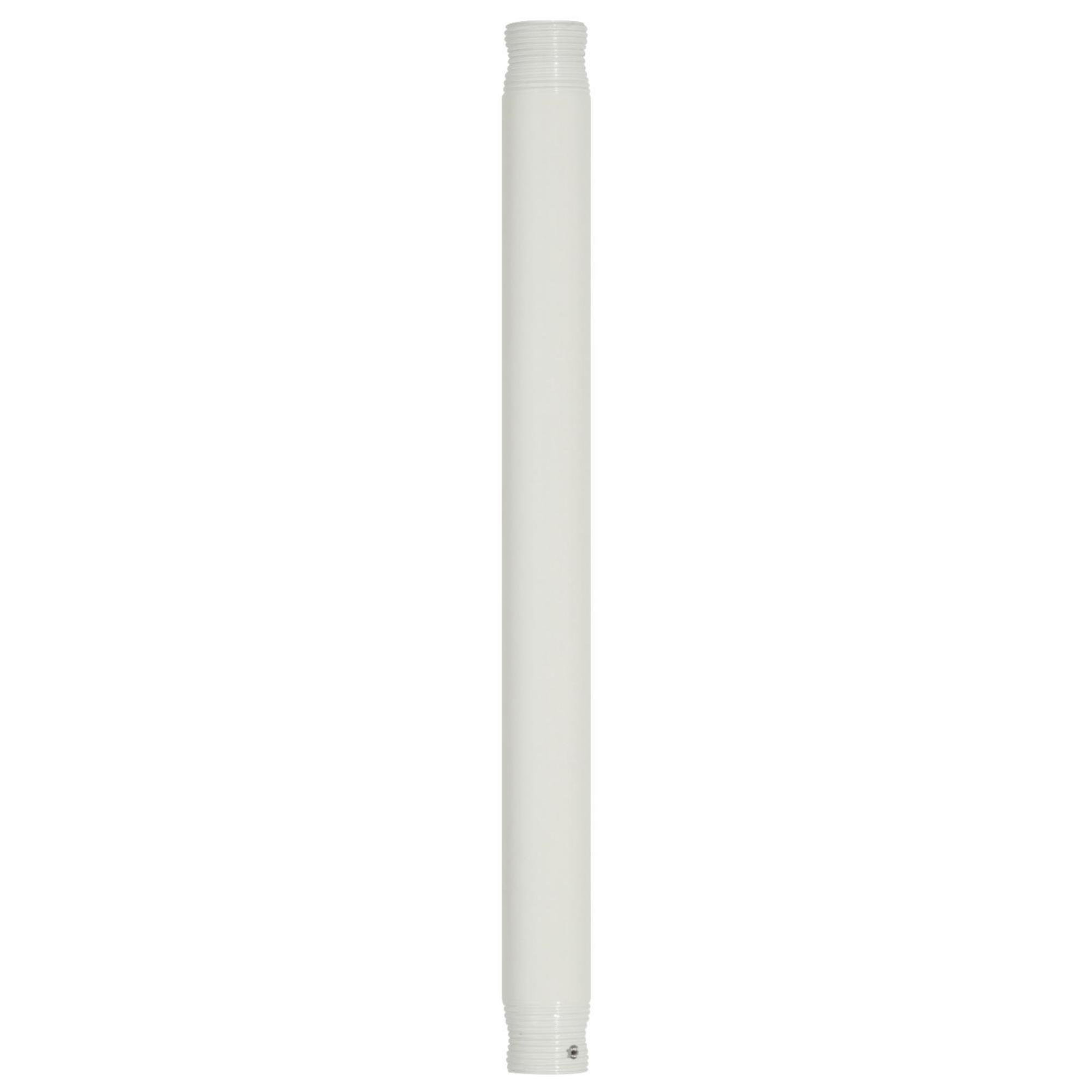 3/4 ID x 24" White Finish Extension Downrod