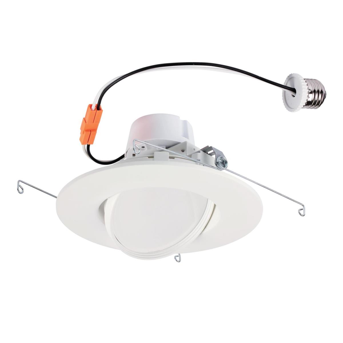 13W Sloped Recessed LED Downlight 6" Dimmable 2700K E26 (Medium) Base, 120 Volt, Box