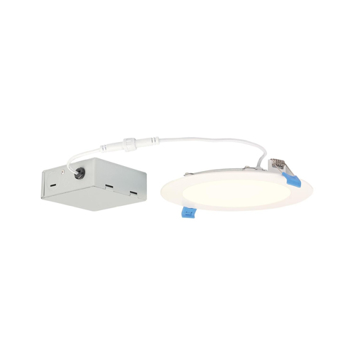 12W Slim Recessed LED Downlight 6 in. Dimmable 3000K, 120 Volt, Box