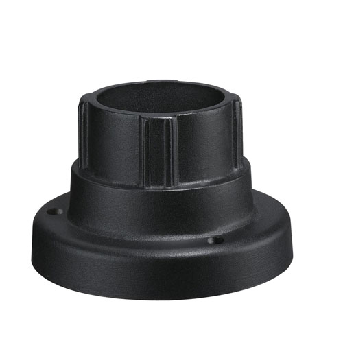 Pedestal Mount for Post-Top Fixture Textured Black Finish