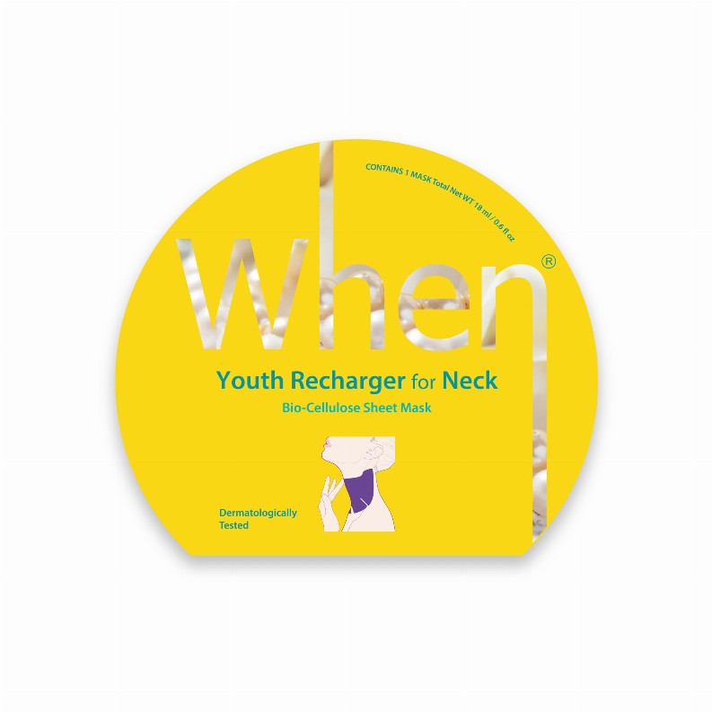 Youth Recharger for Neck Premium Bio-Cellulose Sheet Mask - When
