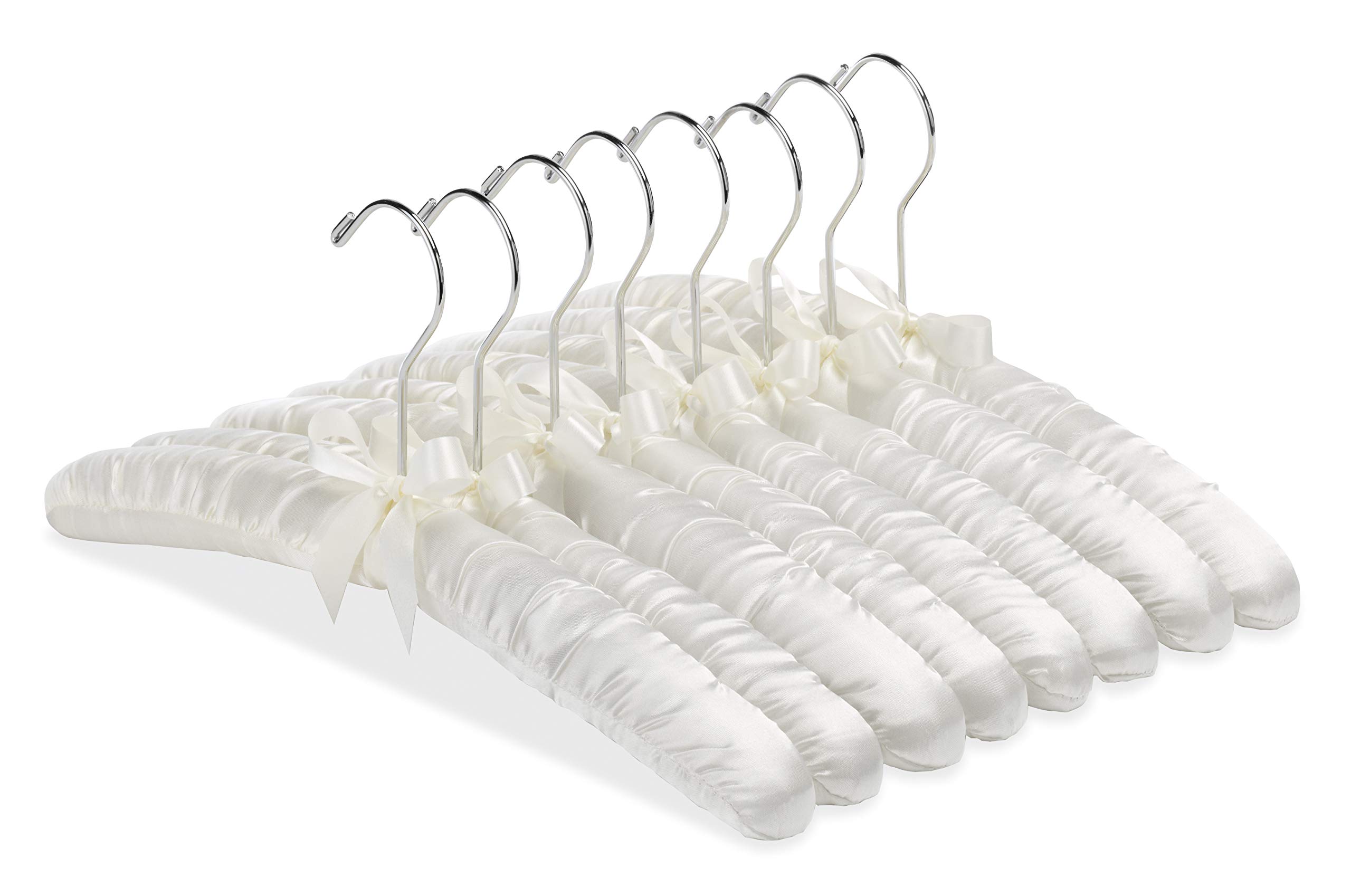 Satin Padded Hangers Bone