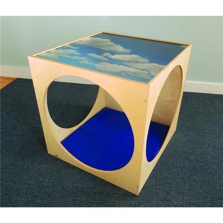Acrylic Top Playhouse Cube W/Flr Mat Set