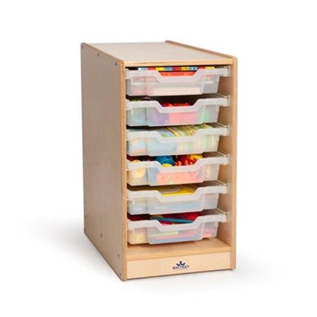 Clear Tray Single Column Storage Cabinet