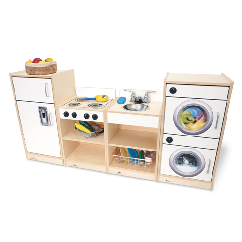 Let's Play Toddler Kitchen Ensemble -White