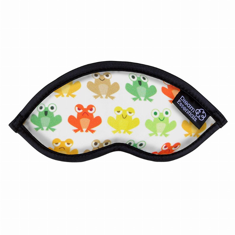 Hush Children's Sleep Mask - Made in the USA - Emoji Frogs