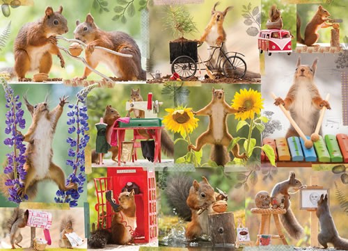 Gettin' Squirrelly 1000-Piece Puzzle