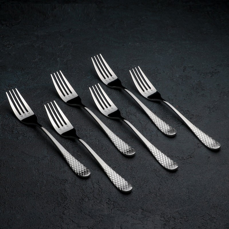 ( Set of 24 ) DINNER FORK 8" | 20 CM IN WHITE BOX