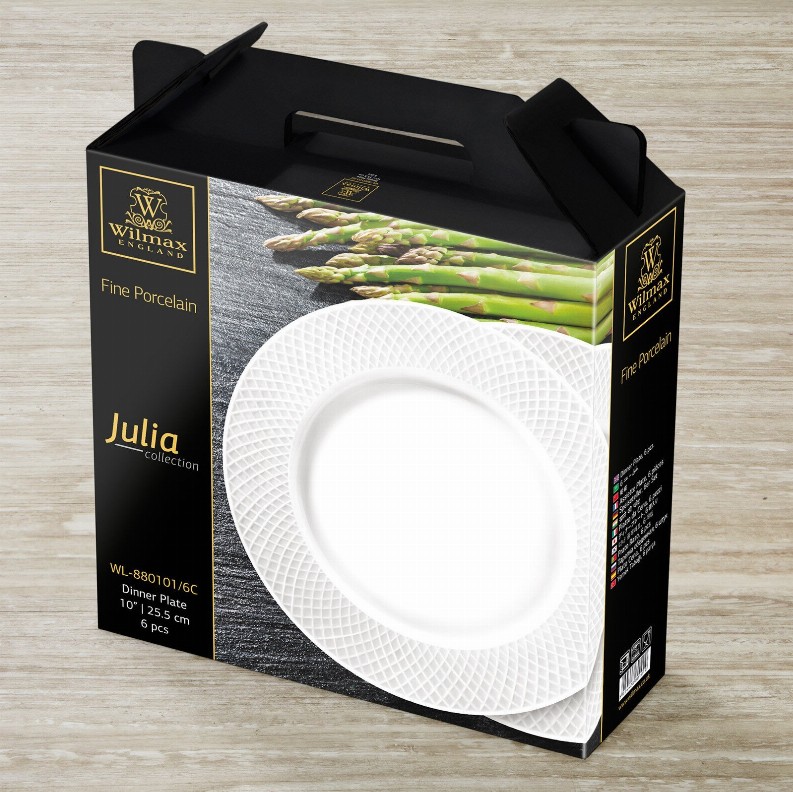 DINNER PLATE 10" | 25.5 CM SET OF 6 IN GIFT BOX