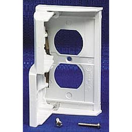 Duplex Receptacle Cover, White