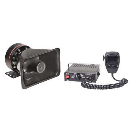 ALERT SIREN & SPEAKER SYSTEM ELECTRONIC SIREN POWERFUL (3)TONE 80WATT & PA SYSTEM