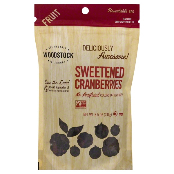 Woodstock Sweetened Cranberry (8x8.5OZ )