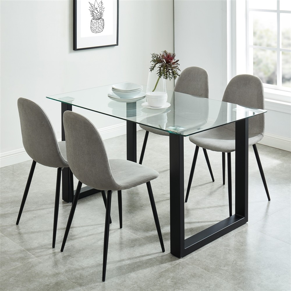 Franco Bk/Olly Gy 5Pc Dining Set