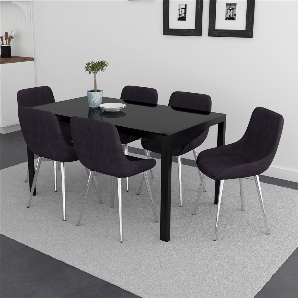 Contra Bk/Cassidy Bk 7Pc Dining Set