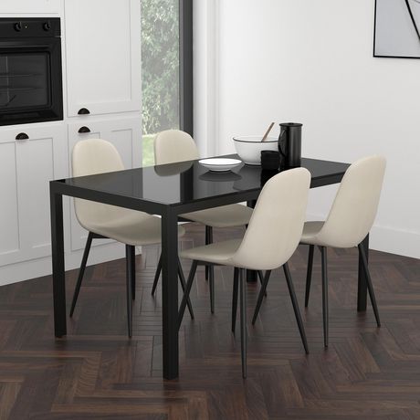 Contra Bk/Olly Bg 5Pc Dining Set