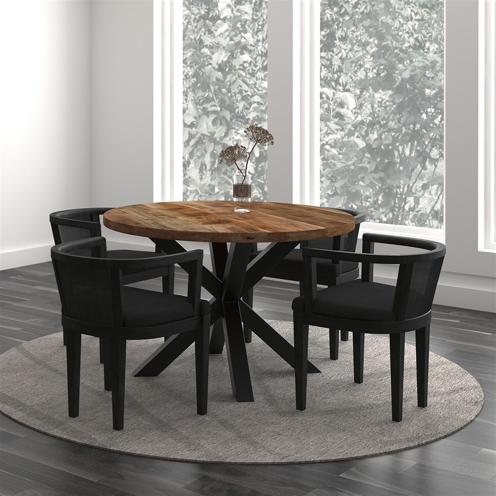 Arhan Nat Odin Ch 5Pc Dining Set