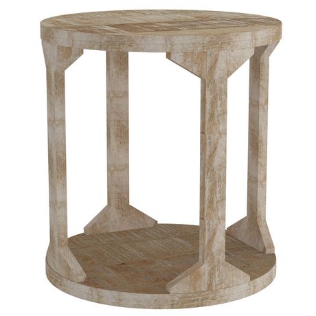 Avni Accent Table Distressed Natural