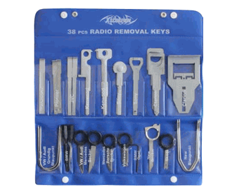 Xscorpion Radio Removal Keys 38pc Kit