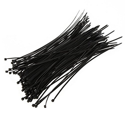 18" Black Wire Ties (100 pcs.)