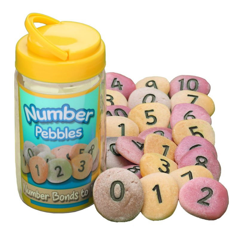 Number Pebbles, Set of 22