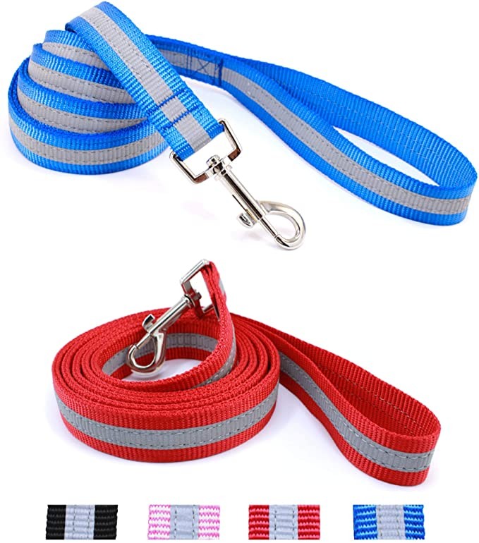 Da Boon Original Double-Sided Reflective Leash - Red