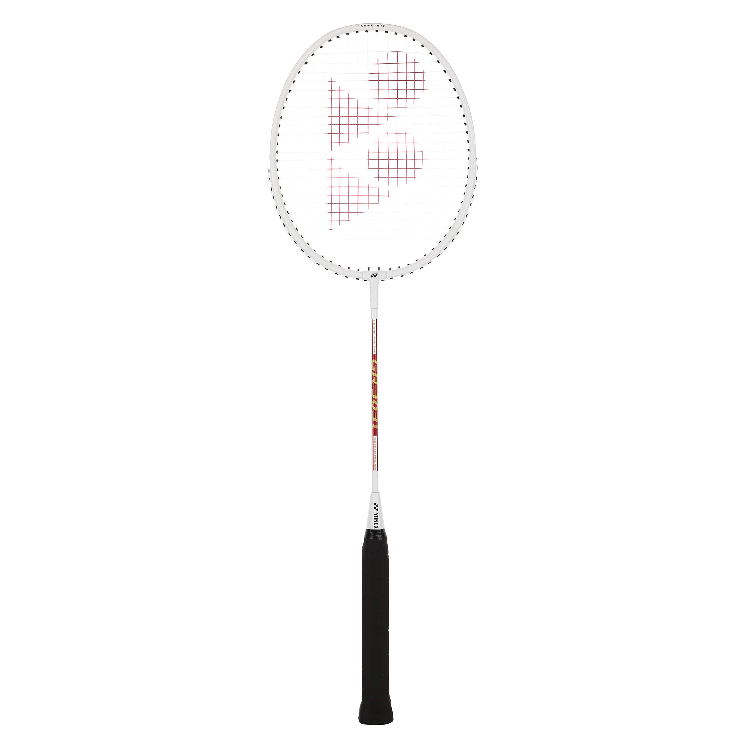 YONEX GR303I-WHT/G4 U   in White BADMINTON STRUNG RACQUET