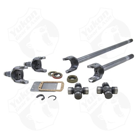 YUKON 4340 CHROME-MOLY REPLACEMENT AXLE KIT FOR 07-13 DANA 44 FRONT/RUBICON JK/W