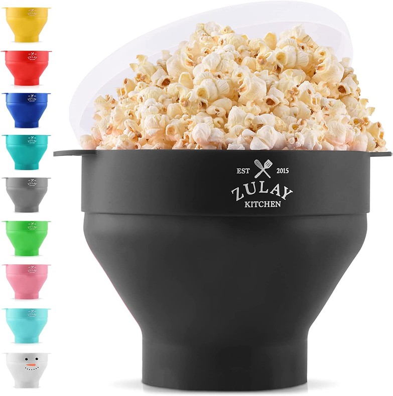 Collapsible Silicone Popcorn Maker