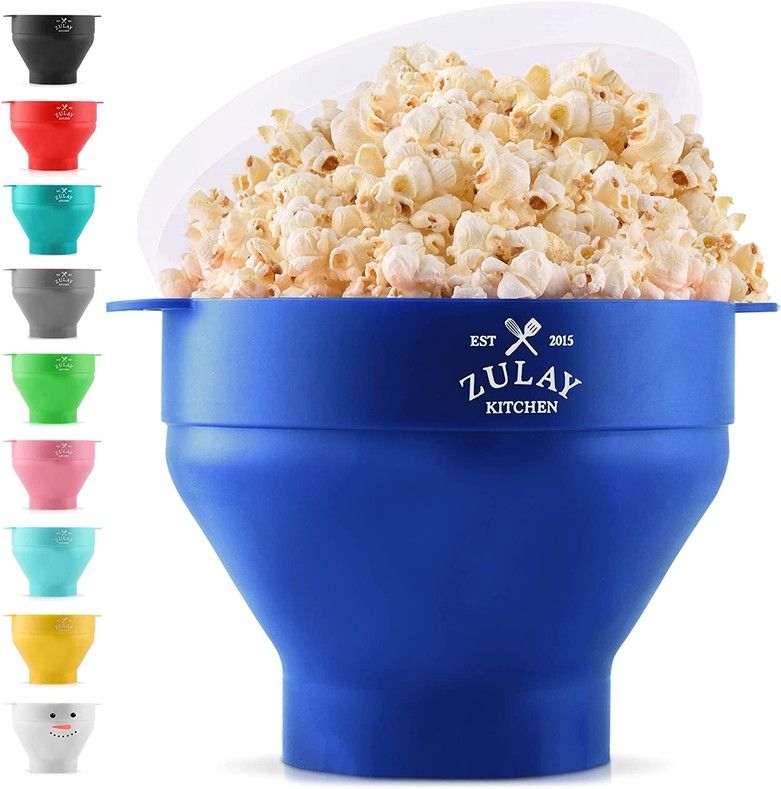 Collapsible Silicone Popcorn Maker