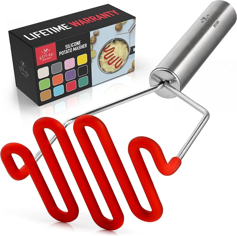 Silicone-Coated Potato Masher