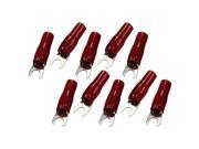 Orion BARRIER SPADE TERMINAL 8 GAUGE  #10 GOLD RED 10 PCS