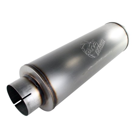 MACH FORCE XP EXHAUST SYSTEM MUFFLER 409 SS; 5ID INLET/OUTLET X 30 OVERALL LEN