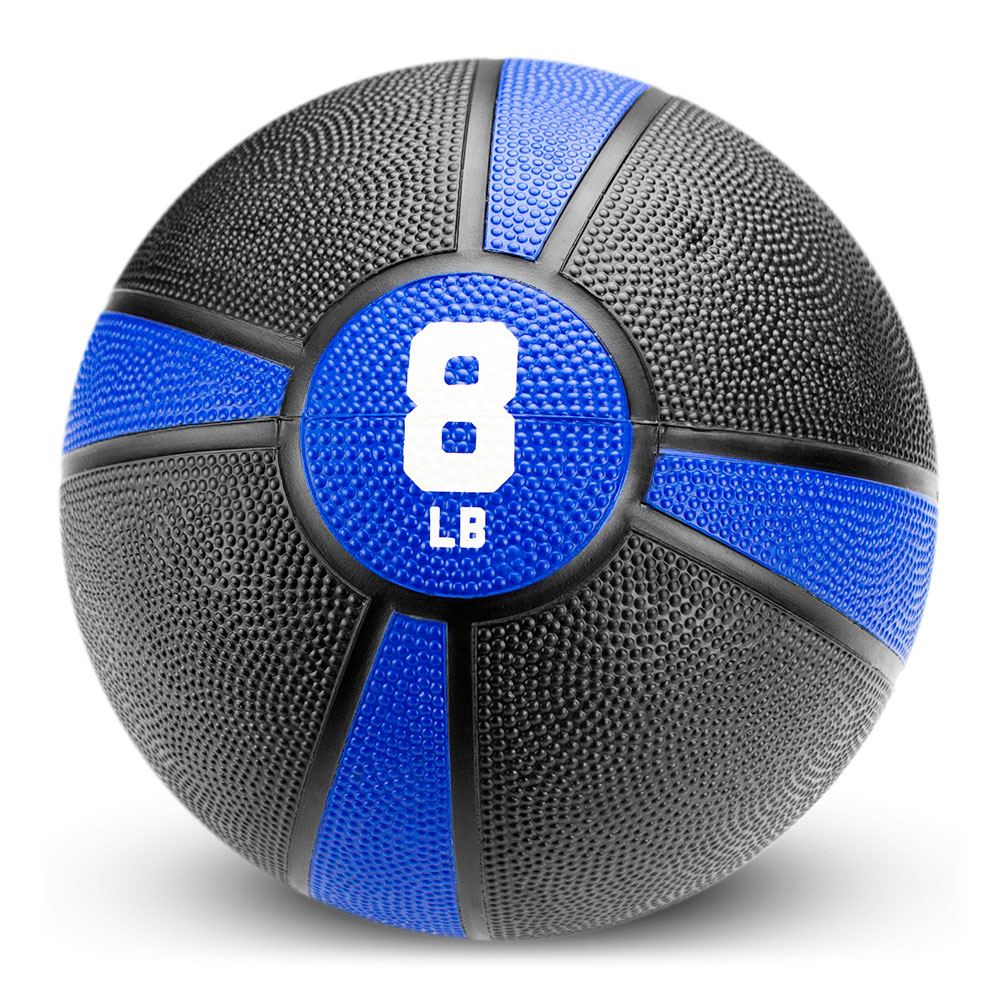 8lb Tuff Grip Rubber Medicine Ball