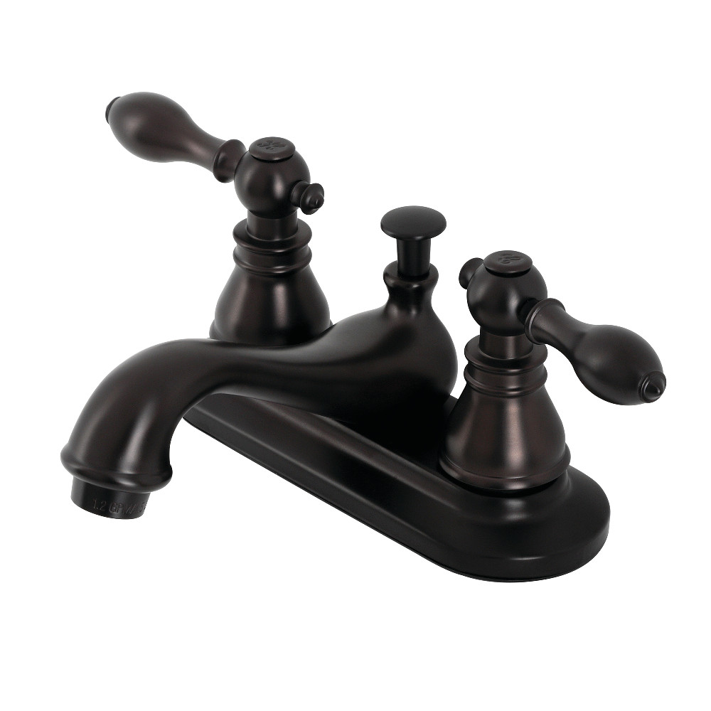 Kingston Brass KB605ACL American Classic 4" Centerset Bathroom Faucet, Oil Rubbed Bronze