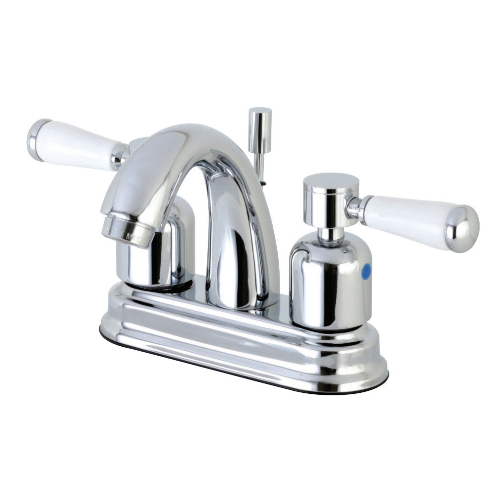 Kingston Brass FB5611DPL 4 in. Centerset Bathroom Faucet, Polished Chrome