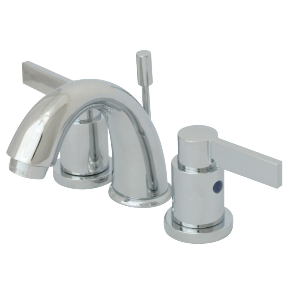 Kingston Brass KB8911NDL NuvoFusion Widespread Bathroom Faucet, Polished Chrome
