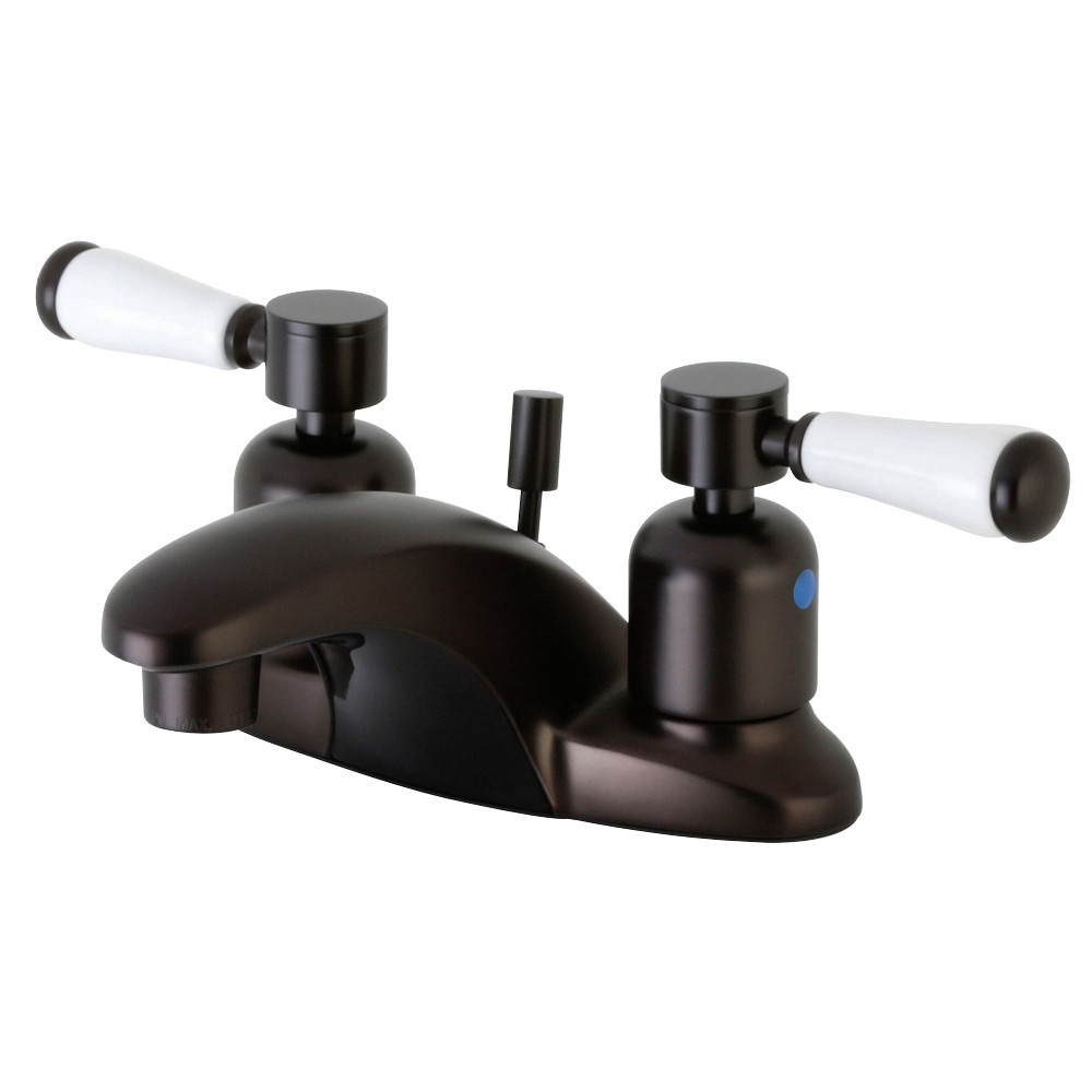 Kingston Brass FB8625DPL 4 in. Centerset Bathroom Faucet, Oil Rubbed Bronze