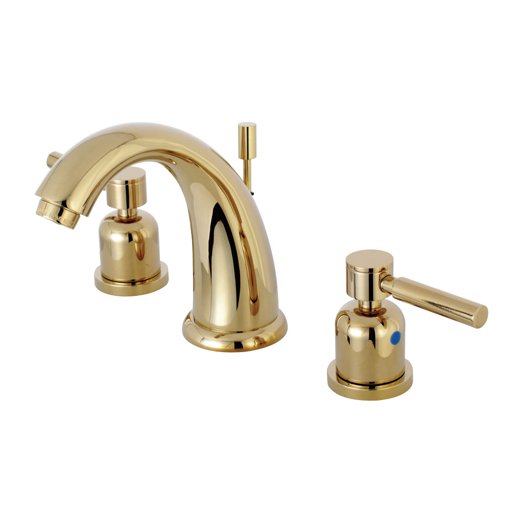 Kingston Brass KB8982DL 8 in. Widespread Bathroom Faucet, Polished Brass