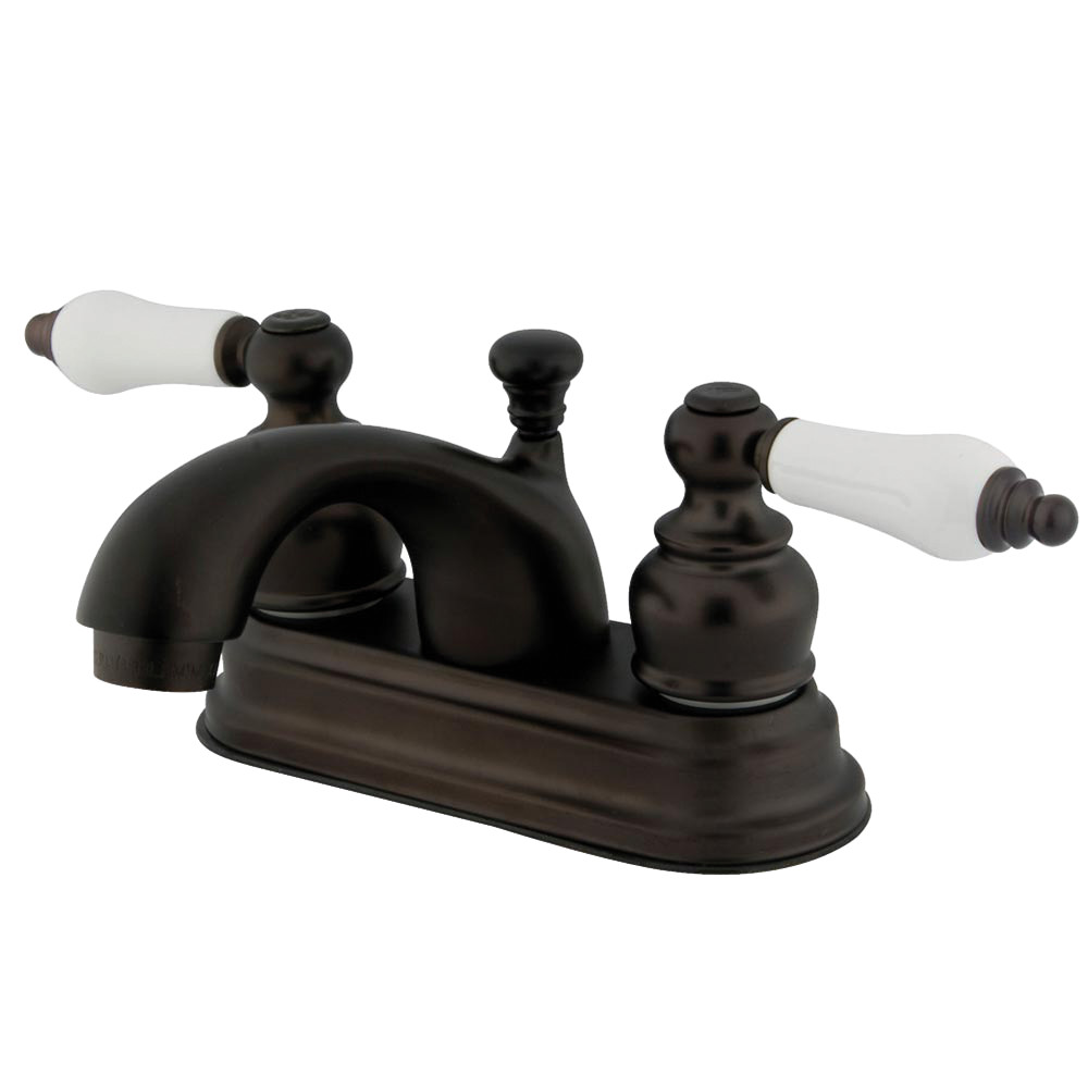 Kingston Brass KB3605PL 4 in. Centerset Bathroom Faucet, Oil Rubbed Bronze